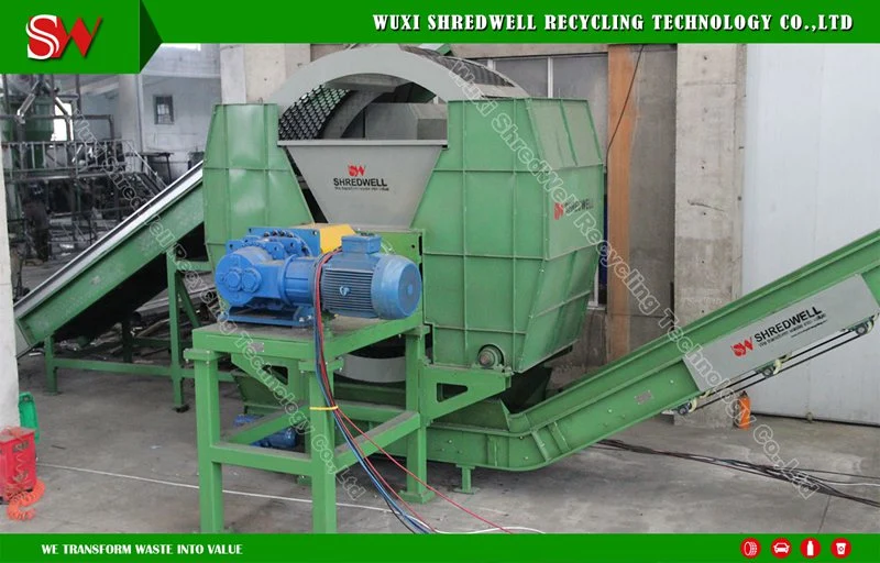 Crusher Crumb Rubber Making Used Tire Recycling Rubber Cracker Mill Rubber Roller Grinding Machine