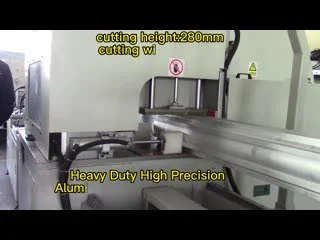 Máquina de corte automática CNC de alumínio resistente personalizada