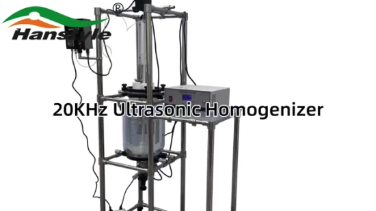 Máquina de dispersão de mistura de homogeneizador ultrassônico de 20kHz com alta taxa de extração em curto espaço de tempo